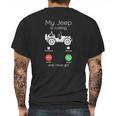 My Jeep Is Calling Mens Back Print T-shirt