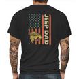 Jeep Dad American Flag Fars Day 4Th Of July Mens Back Print T-shirt