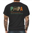 Jeep Papa Noun Like A Dad Just Way Cooler Vintage Mens Back Print T-shirt