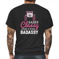 Jeep Sassy Classy And A Tad Badassy Mens Back Print T-shirt