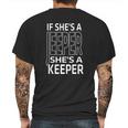 Jeep If Shes A Jeeper Shes A Keeper Mens Back Print T-shirt