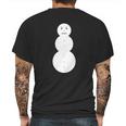 Jeezy Snowman Shirt Mens Back Print T-shirt