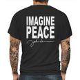 John Lennon Imagine Peace Mens Back Print T-shirt