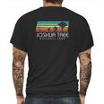 Joshua Tree California Vintage Retro Camping National Park Mens Back Print T-shirt