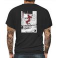 Junji Ito Popping Out Of Skin Black White Red Mens Back Print T-shirt