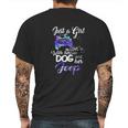 Just A Girl In Love With Her Dog And Her Heart For Jeep Mens Back Print T-shirt