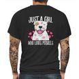 Just A Girl Who Loves Pit Bulls Dog Lover Mens Back Print T-shirt