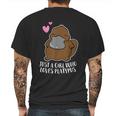 Just A Girl Who Loves Platypus Cute Platypus Girl Graphic Design Printed Casual Daily Basic Mens Back Print T-shirt