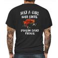 Just A Girl Who Loves Poison Dart Frogs Gift Mens Back Print T-shirt