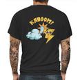 Kaboom Cloud Lightning Electrical Storm Thunder Bolt Humor Graphic Design Printed Casual Daily Basic Mens Back Print T-shirt