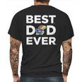 Kansas Jayhawks_Best Dad Ever Mens Back Print T-shirt