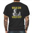 Karate Kid Wax On Off Mens Back Print T-shirt