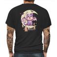 Kawaii Pastel Goth Cute Creepy Cat Vaporwave Menhera Nu Goth Mens Back Print T-shirt