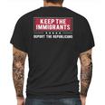 Keep The Immigrants Deport The Republicans Mens Back Print T-shirt