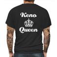 Keno Queen Casino Las Vegas Novelty Mens Back Print T-shirt