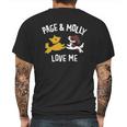 Kids Page And Molly Love Me Mens Back Print T-shirt