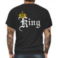 King Crown Old English Logo Mens Back Print T-shirt