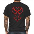 Kingdom Hearts Heartless Symbol Mens Back Print T-shirt