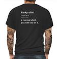 Kinky Shirt Mens Back Print T-shirt