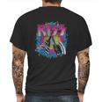 Kiss Young Wasted Great Art Mens Back Print T-shirt