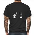 Knights Who Say Ni Mens Back Print T-shirt