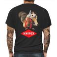 Knipex And Squirrel Mens Back Print T-shirt