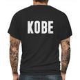 Kobe T-Shirt Mens Back Print T-shirt