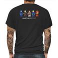 Korea Taekwondo Martial Arts Lego Mens Back Print T-shirt