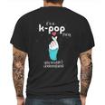 Korean Style Finger Heart Hand Symbol Pop Music Lover K Pop Mens Back Print T-shirt