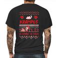 Krampus Is Coming To Town Xmas Ugly Mens Back Print T-shirt