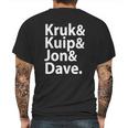 Kruk Kuip Jon Dave T-Shirt_1 Mens Back Print T-shirt