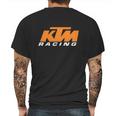 Ktm Racing Motorcycle Race Motocross Mens Back Print T-shirt