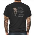 Langston Hughes Black History Month Quote Mens Back Print T-shirt