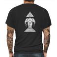 Laos 3 Headed Elephant Erawan Airavata Mens Back Print T-shirt