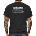 I Last Responder Undertaker Mens Back Print T-shirt