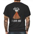 I Lava You Cute Art Gif For Human Mens Back Print T-shirt