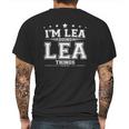 Im Lea Doing Lea Things Mens Back Print T-shirt