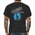 Legends Live Forever Rock Star Music Mens Back Print T-shirt