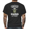 Les Meilleurs Hommes Ont Servi Au 13E Rdp Mens Back Print T-shirt