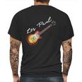 Les Paul Gibson Electric Guitar Mens Back Print T-shirt