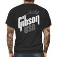 Les Paul Gibson Usa Mens Back Print T-shirt