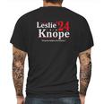 Leslie Knope 24 Mens Back Print T-shirt