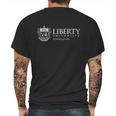 Liberty University School Of Law Mens Back Print T-shirt