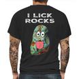 I Lick Rocks Funny Geology Rockhound Geologist Rockhounding Mens Back Print T-shirt