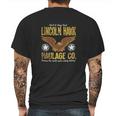 Lincoln Hawk Haulage Co Mens Back Print T-shirt