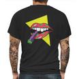 Lips Joint Mens Back Print T-shirt