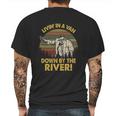 Livin In A Van Down By The River Mens Back Print T-shirt