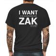 Lock Down Zak Bagans Ghost Adventures Black Mens Back Print T-shirt