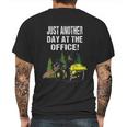 Logging Skidder Driver Diesel Just Another Day At The Office Mens Back Print T-shirt