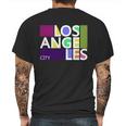 Los Angeles 1980S Logo Mens Back Print T-shirt